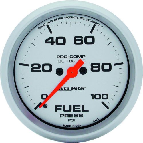 Autometer fuel pressure gauge gas new 4463
