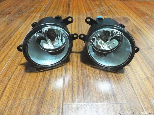 Pair clear bumper driving fog lights for toyota yaris 2006-2012