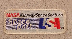 Vintage patch nasa space port kennedy space center