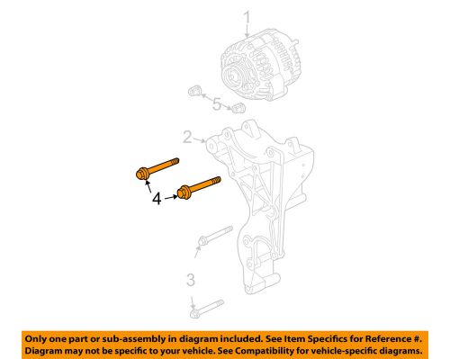 Gm oem alternator-mount bracket upper bolt 11516360