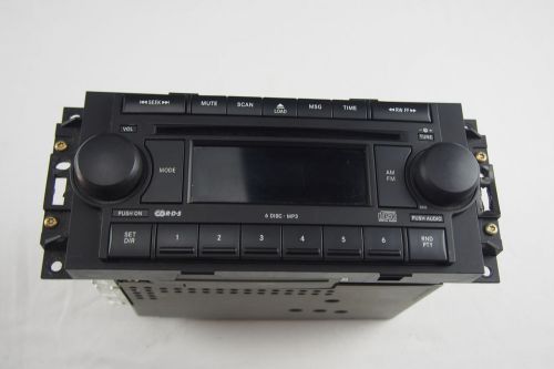 2005 2006 2007 2008 2009 dodge jeep chrysler 6 disc cd changer am fm mp3 radio