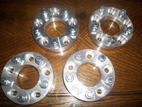 (four) 1&#034; wheel adapters, 5 x 4.5 (5 x 114.3) for ranger, others