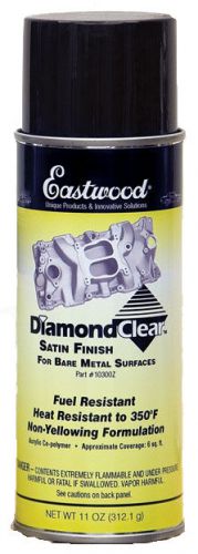 Eastwood paint diamond clear acrylic enamel satin clear 11 oz aerosol p/n 10300z