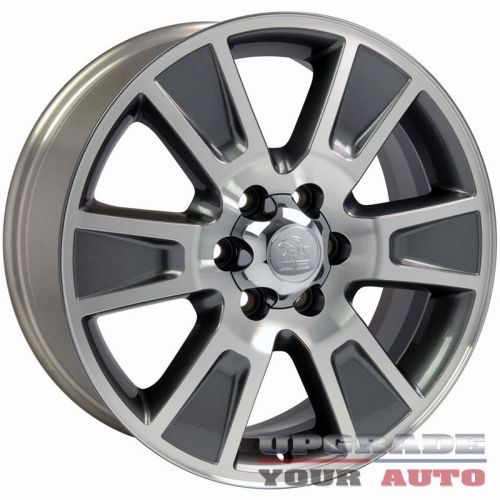 Gunmetal wheel 20x8.5 f-150 style w/machined face for 2006-2008 lincoln mark lt