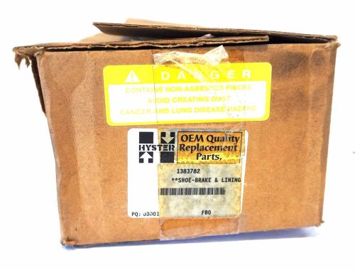 New hyster 1383782 brake shoe &amp; lining kit