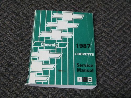 1987 chevrolet chevette shop manual