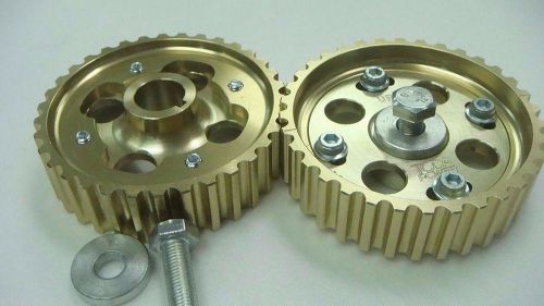 Racing cam pulley gear adjustable honda civic integra b16a b16b b18c dohc b16 x2