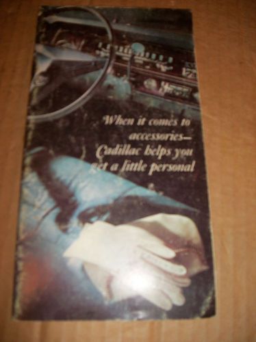 1967 cadillac owners manual original glovebox books guide
