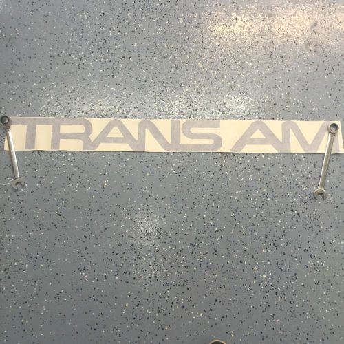 Trans am car windshield glass front window sticker decal &#034;trans am&#034; banner -blue