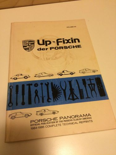 Porsche club of america up-fixin der porsche manual 1984-1986