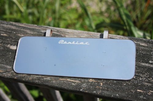 Vintage pontiac visor clip on mirror gm car part