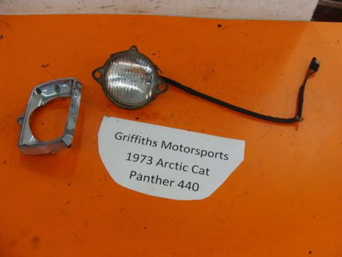 73 74 arctic cat panther 440 t1b440s1a headlight w bexel 12v wiring pigtail