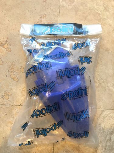 Polini fender x3 rear plastic mudguard blue new part