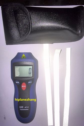 Digital engine tachometer non-contact rpm 2-99,999 &amp; tot measurement at-6