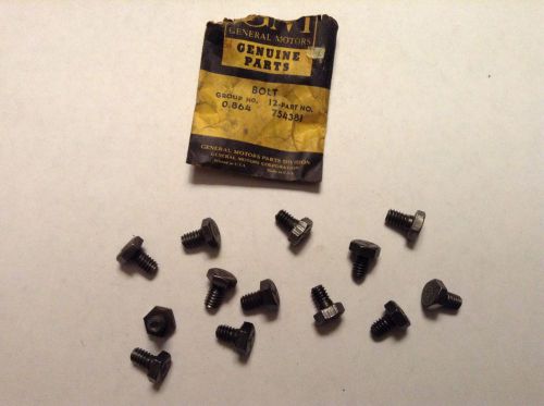 Lot of 13 genuine gm 754381 retracting spring bolt 1938 thru 1953 clutch plate