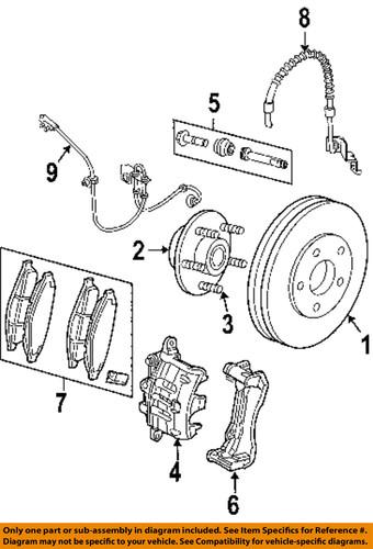 Chrysler oem 5134357aa brake-adapter