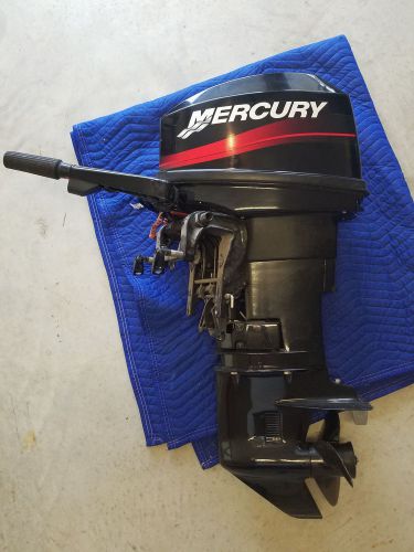 2001 mercury 25 hp short shaft tiller outboard motor