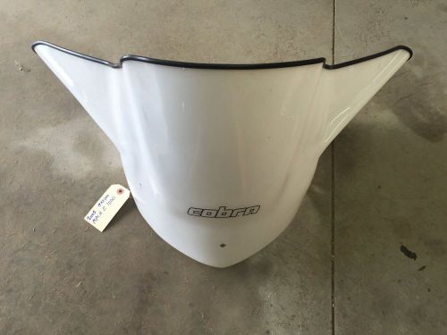 Skidoo ski doo rev mxz 600/800  fixed white windshield cobra gs gtx 500ss mach z
