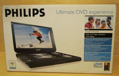 Dead stock 2006 philips high resolution ultimate portable dvd player vic-thor1