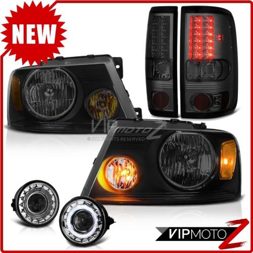 06-08 ford f150 xlt euro chrome foglamps headlamps rear brake lamps projector