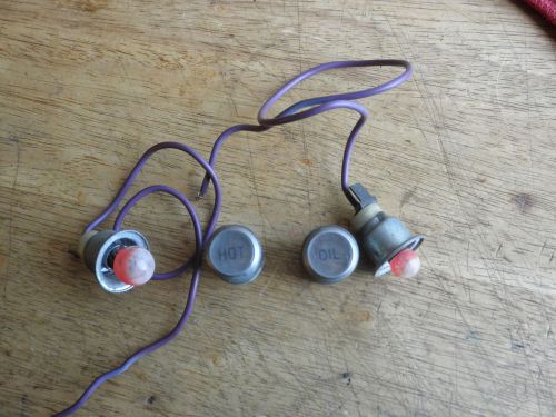 Hot rod, rat rod,gasser dash lights,gauge panel lights,oil,temperature lights