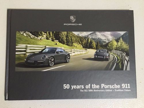 Porsche 50th anniversary edition 911 us hard cover brochure new