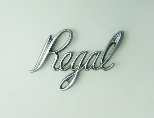 Buick regal chrome emblem badge nameplate oem gm 76 77