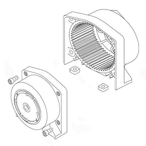 Nachman replacement end housing and clutch assembly for 6212002 winch