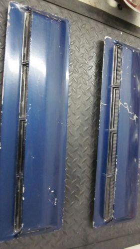 1966 ss chevelle el camino hood louvers inserts and housings