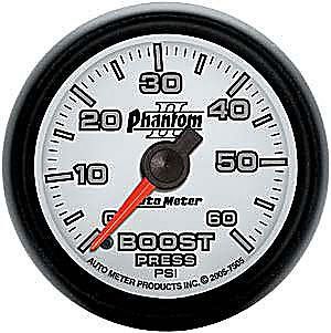 Autometer 7505 phantom ii mech boost gauge 0-60 psi