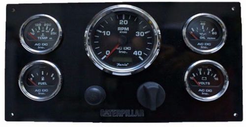 After market caterpillar engine instruments panel w/ wiring harness pigtail