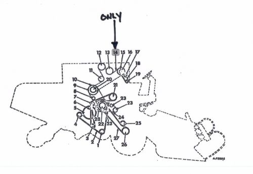 Case ih v-belt #937929r1