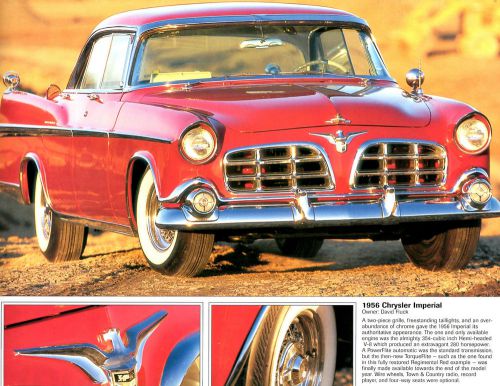 1956 chrysler imperial 56 original picture print in excellent condition