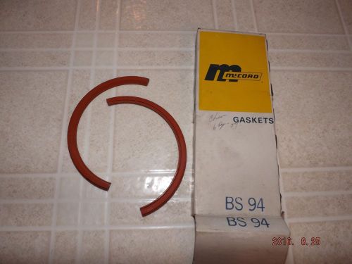 Nos mccord rear main bearing oil seal set bs-94 chevy 235, 261 ships free!!
