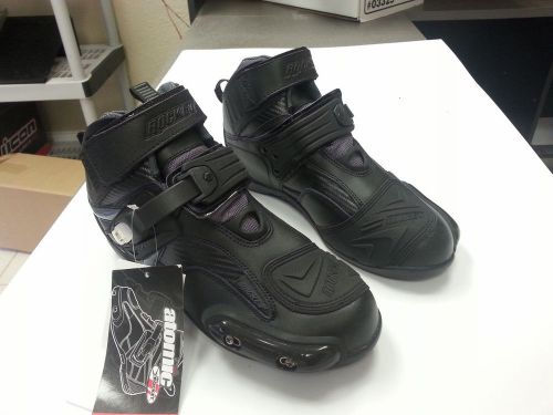 Joe rocket atomic street motorcycle riding shoes boots black size us10 uk9 eu43