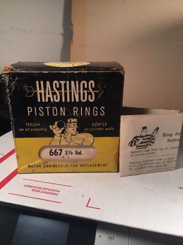 Hastings piston rings 667  3 7/8 std.