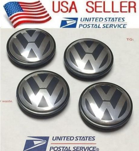4pcs wheel center cap hubcap emblem logo for vw golf jetta beetle 56mm 1j0601171