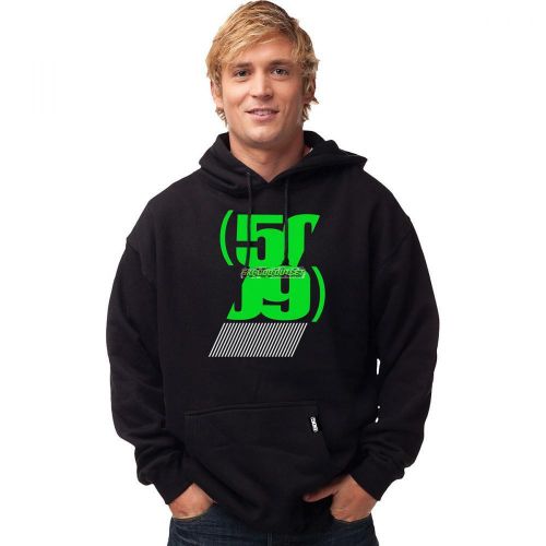 509 split pullover hoodie -black