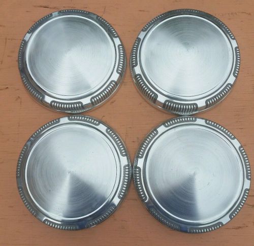 Mopar dodge plymouth 9&#034; poverty dog dish hubcap set roadrunner gtx cuda oem