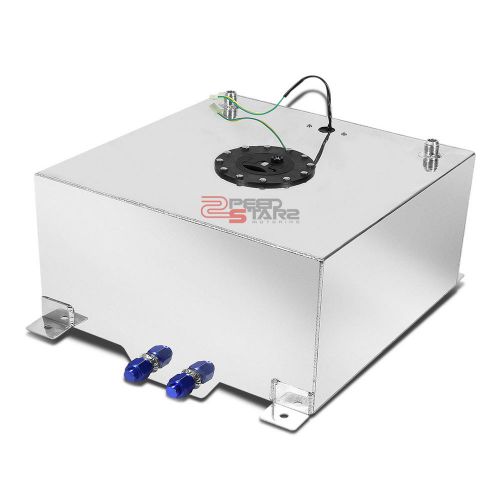 15 gallon lightweight aluminum gas fuel cell tank+level sender 19.75"x17.5"x10"