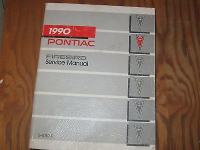 1990 pontiac firebird trans am factory service manual