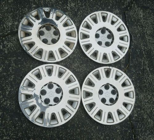 Set of 4 oem 2003-08 ford crown victoria p71 police car 16&#034; hubcaps wheel covers