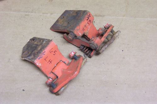 1965 ford mustang left hand upper &amp; lower door hinge, plate &amp; bolts 3/8&#034;