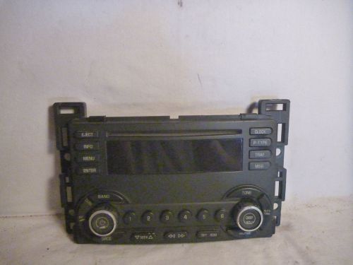 07-08 chevrolet malibu radio cd player face plate 15890525 fp1029