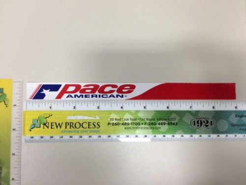 Pace american strip decal 9" x .73"  - part #670265