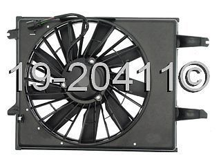 Brand new radiator or condenser cooling fan assembly fits nissan &amp; mercury