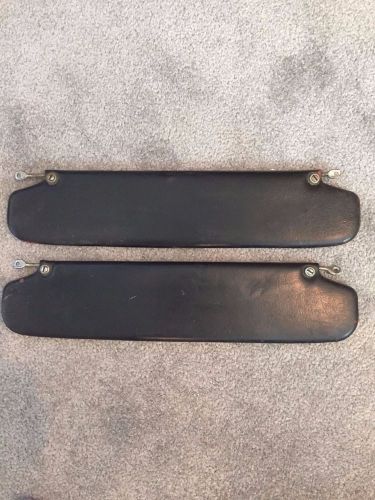 Original 1958-1962 corvette windshield black visors pair