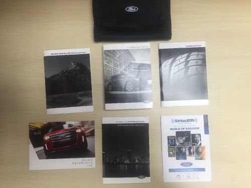2014 ford  edge owners manual books with case oem
