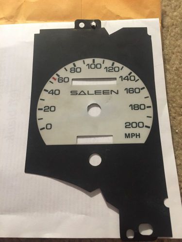Saleen 200mph gauge face