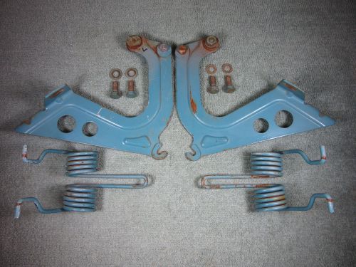 Vw karmann ghia 1957-1974 front hood/trunk hinges, springs &amp; bolts, complete kit